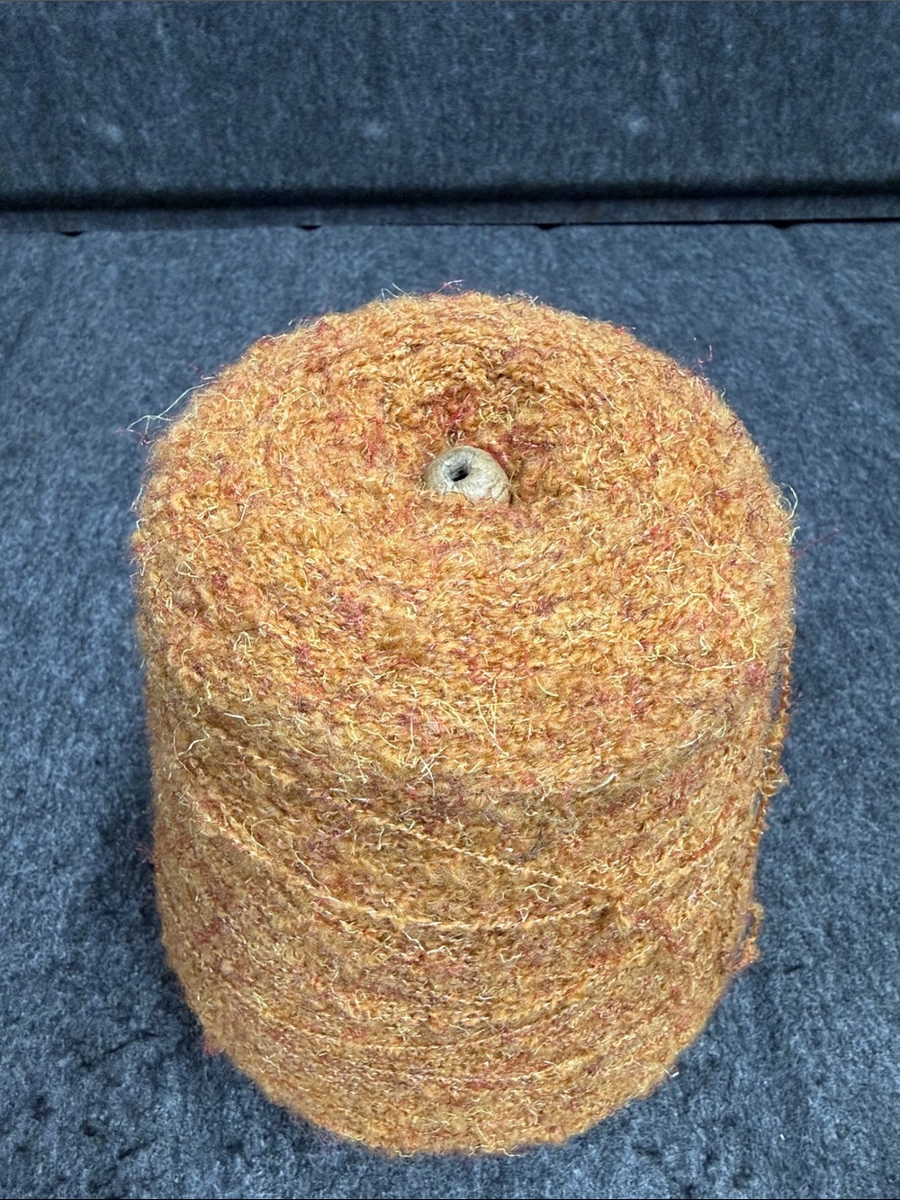 Italian Mohair Yarn Cone in Mustard Yellow - Craft & Knit Supply - Picture 6 of 10